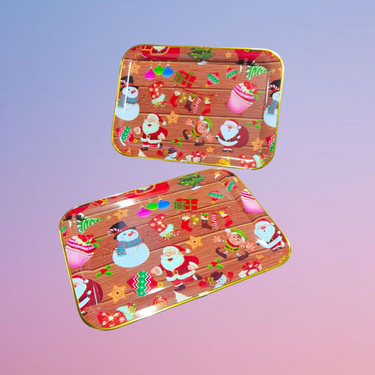BANDEJA PVC NAVIDAD MED 38*27 LG-2002-3