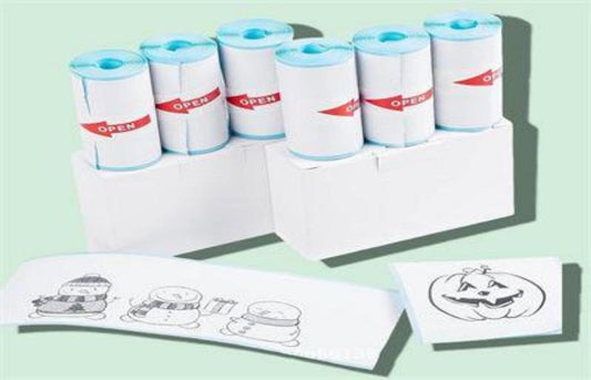 PAPEL STICKER ROLLO P/ MINI IMPRESORA precio por unidad