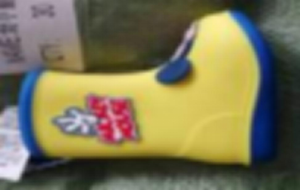 Botas de lluvia Mickey color azul-amarillo