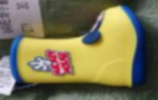Botas de lluvia Mickey color azul-amarillo