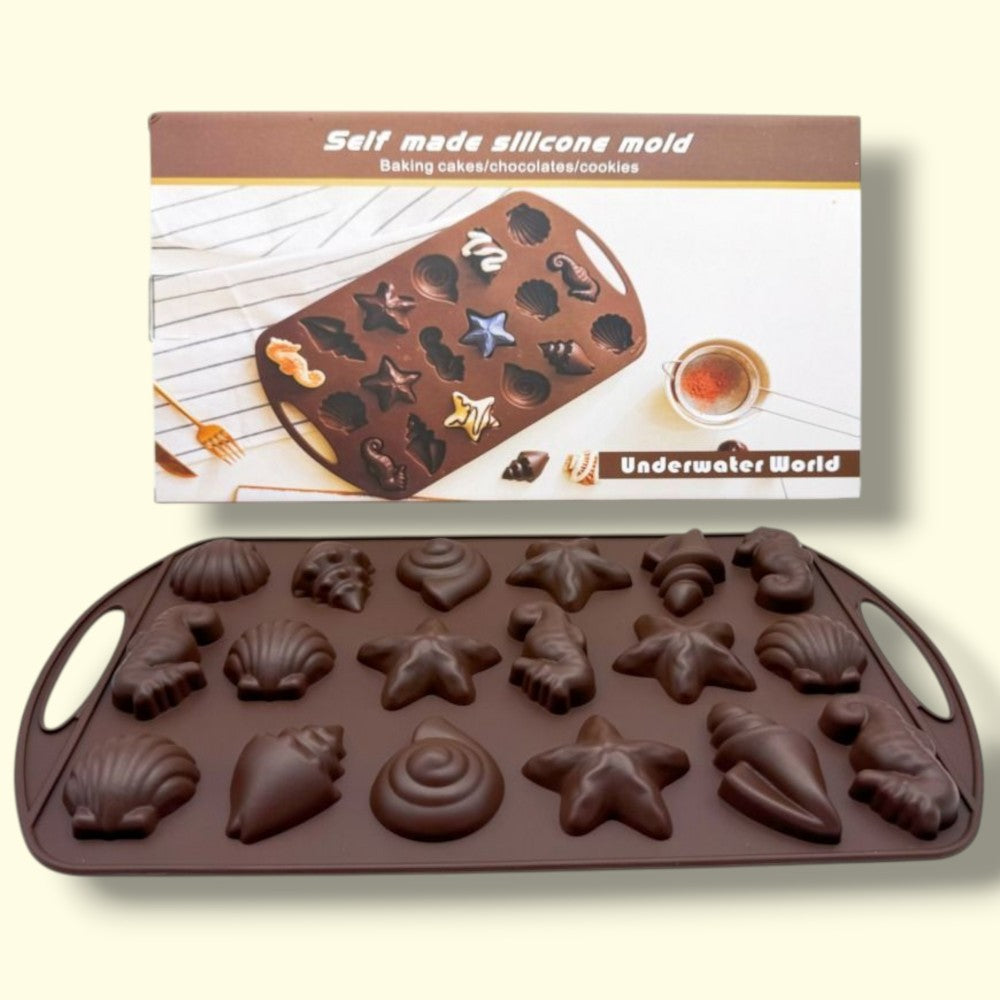 MOLDE SILICONA FIGURAS MARINAS