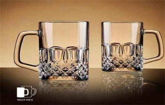 JARRA CERVEZA 500ML 2PCS VIDRIO DIANMANTE