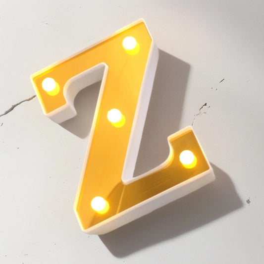LAMPARA LETRA Z 16CM