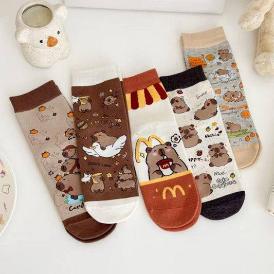 MEDIA CAPIBARA ALGODONES