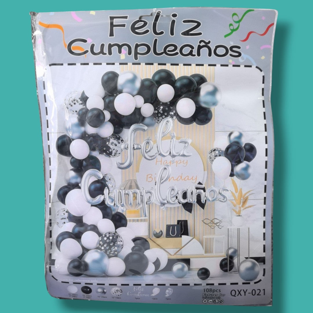 JUEGO GLOBO FELIZ COMPLE 108PCS QXY-021
