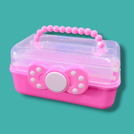 CAJA ORGANIZADORA MARIPOSA ROSADO