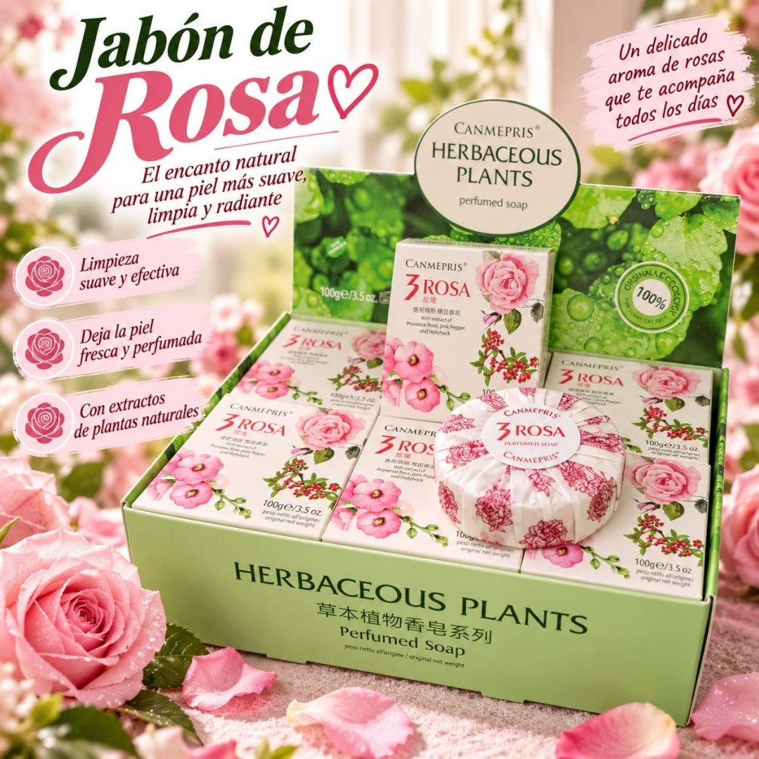 JABON DE ROSA