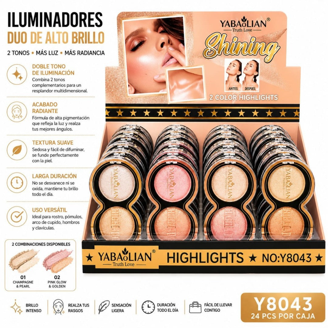 POLVO DE CONTORNO Y LLUMINADOR Y8043