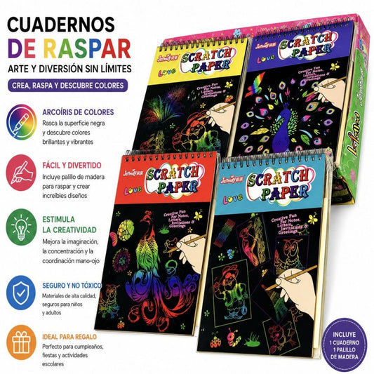DIBUJO PARA RASPAR 32K 4245