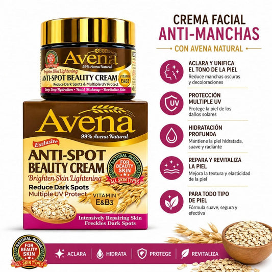 CREMA FACIAL ANTI MANCHAS DE AVENA 55G HA3119