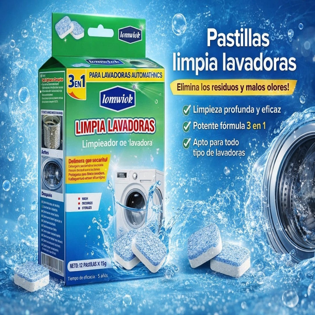 PASTILLAS LIMPIADOR DE LAVADORA