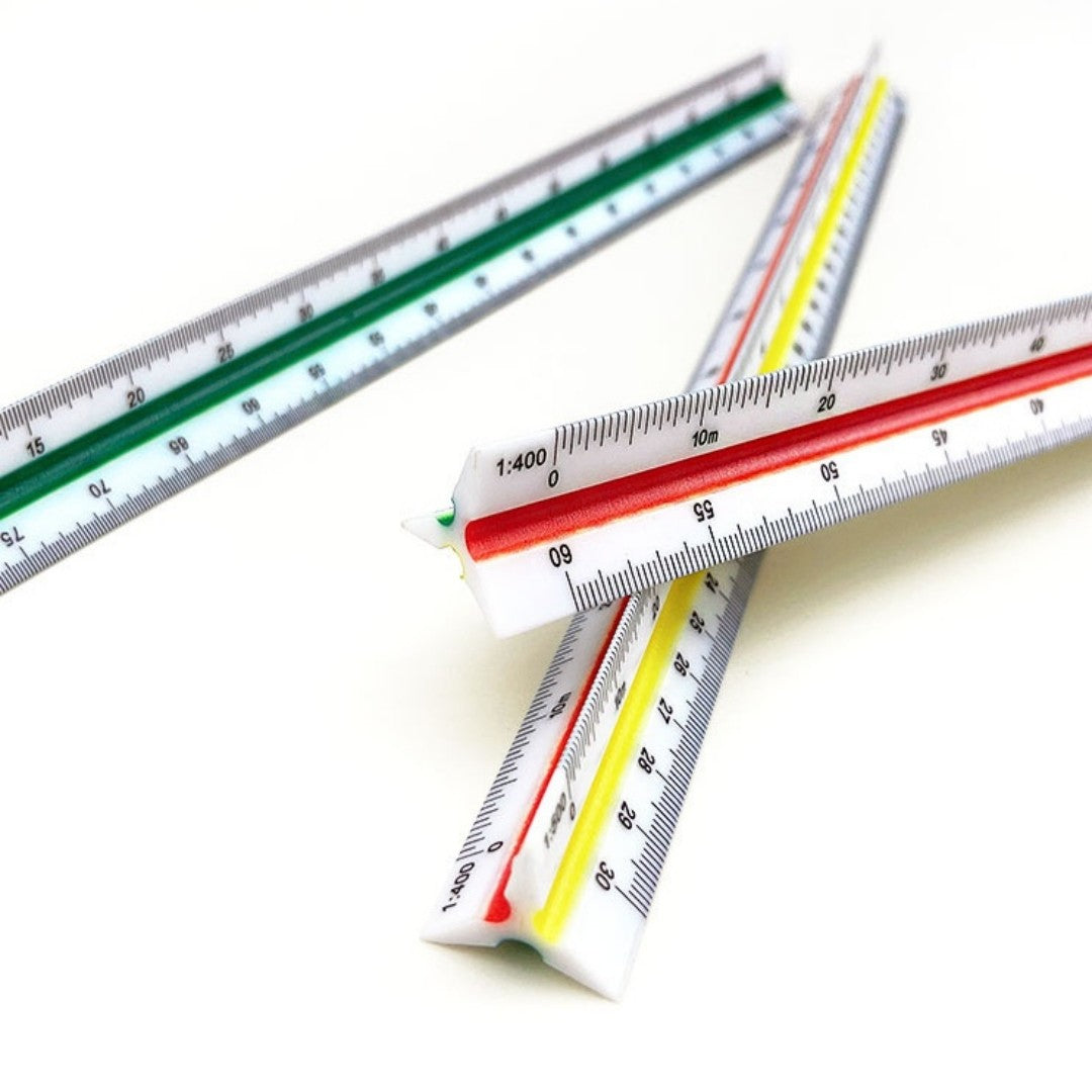 REGLA 30CM PVC