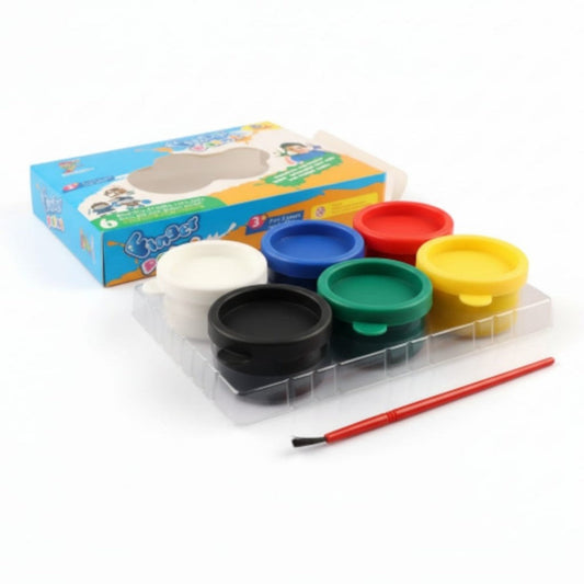 PINTURA DE DEDOS INFANTIL 6 COLOR