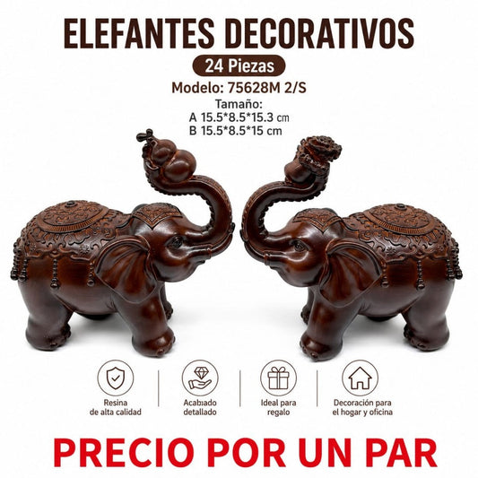 ADORNO ELEFANTE ROJO 75628M