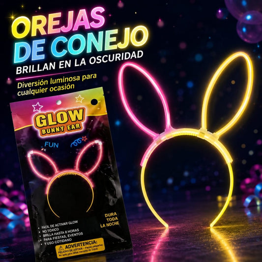 DIADEMA CONEJO LUMINOSA