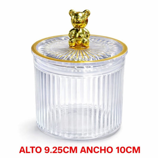 FRASCO DE PVC CON TAPA OSO PEQ A2673