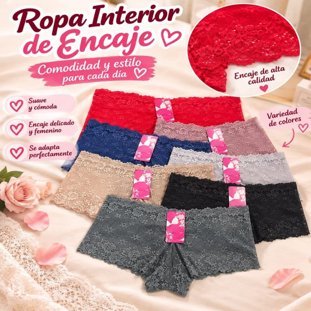BOXER DE ENCAJE PARA DAMA 2002