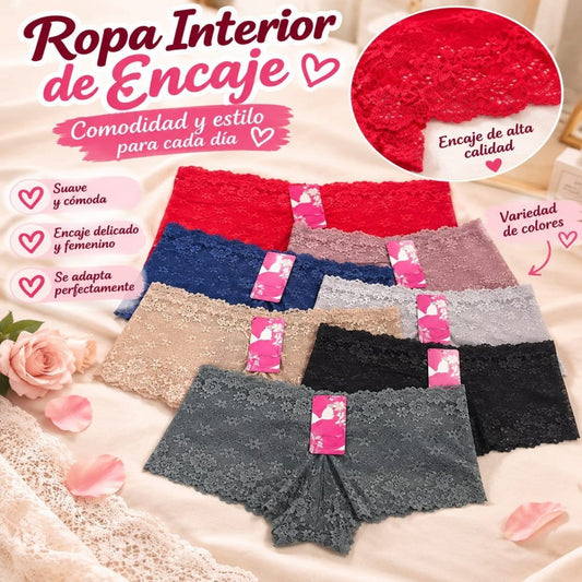 BOXER DE ENCAJE PARA DAMA 2002