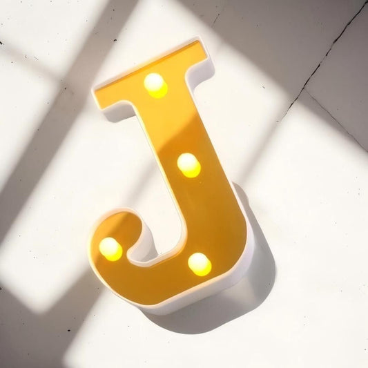 LAMPARA LETRA J 16CM