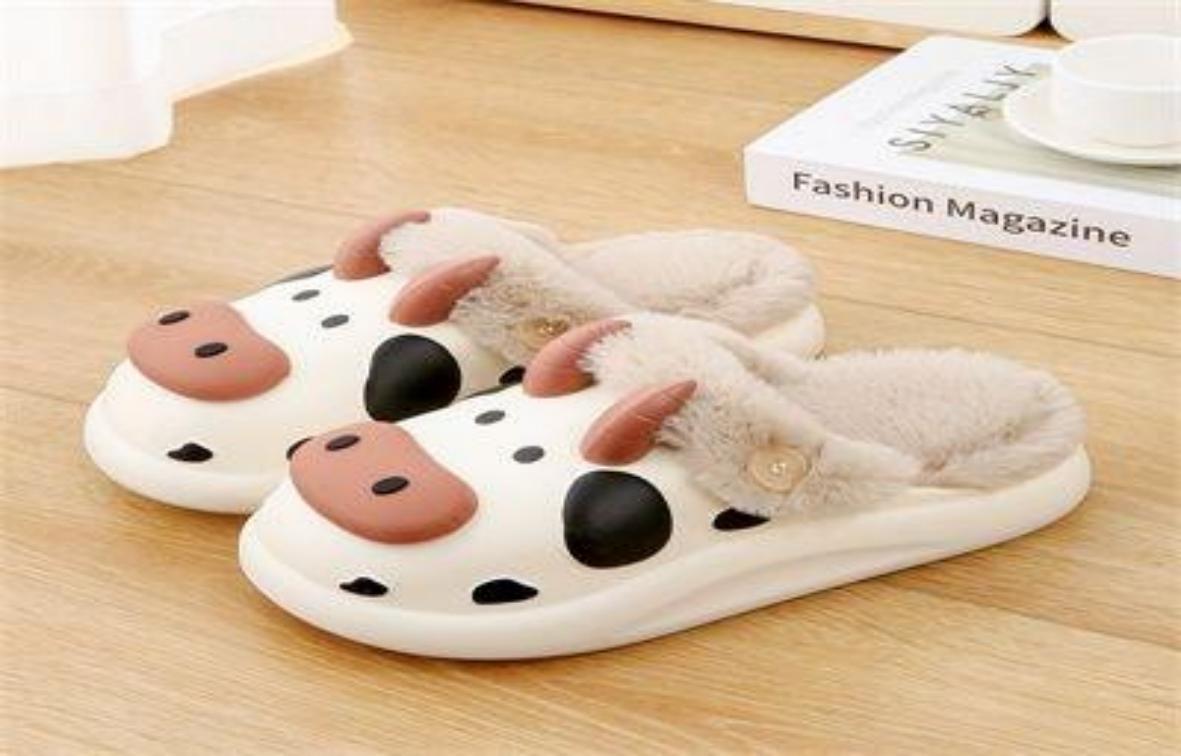 CHANCLETAS VACA EVA PELUDA