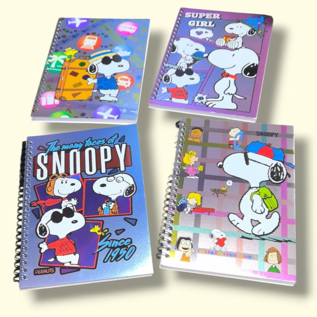 CUADERNO RESORTE A5 SNOOPY