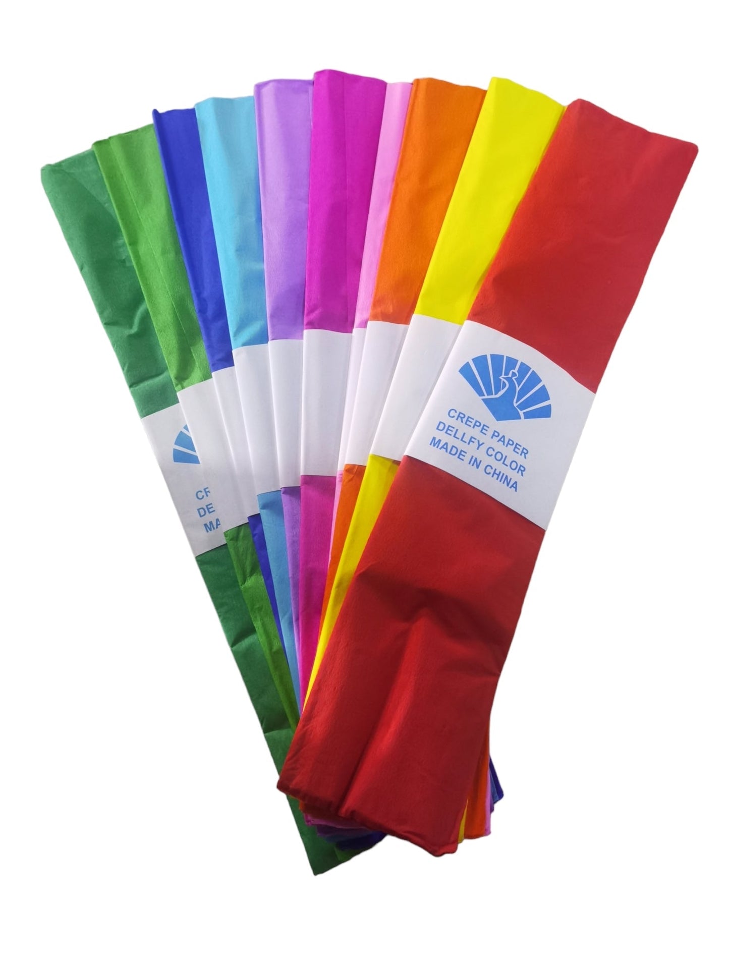 PAPEL CREPE 2M BOLSA 10 COLOR B