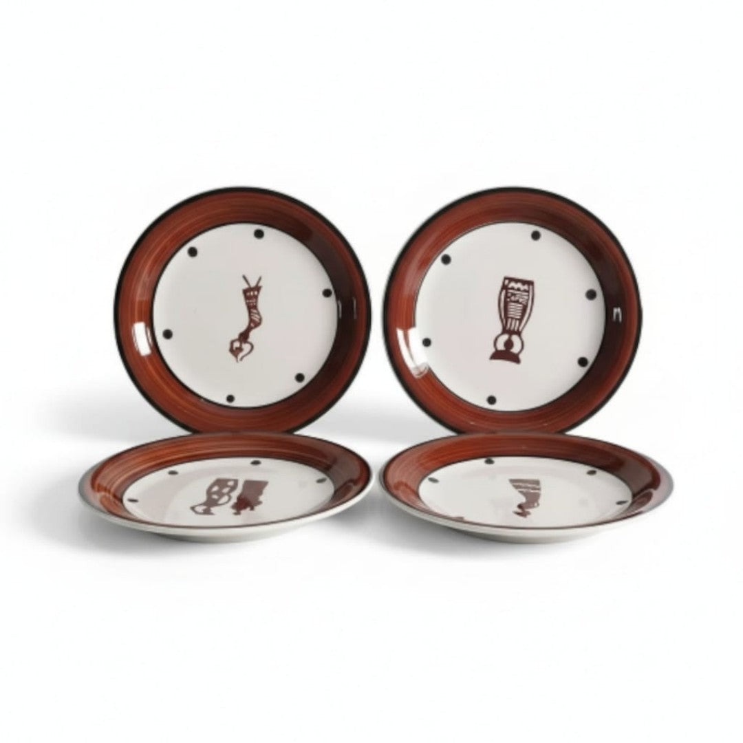 PLATO CERAMICA 10.5PULG DISENO AZAR B