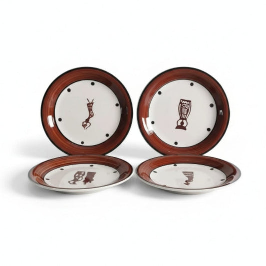 PLATO CERAMICA 10.5PULG DISENO AZAR B