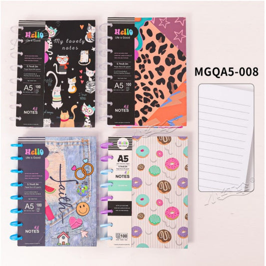 CUADERNO RESORTE A5 MGQA5-008