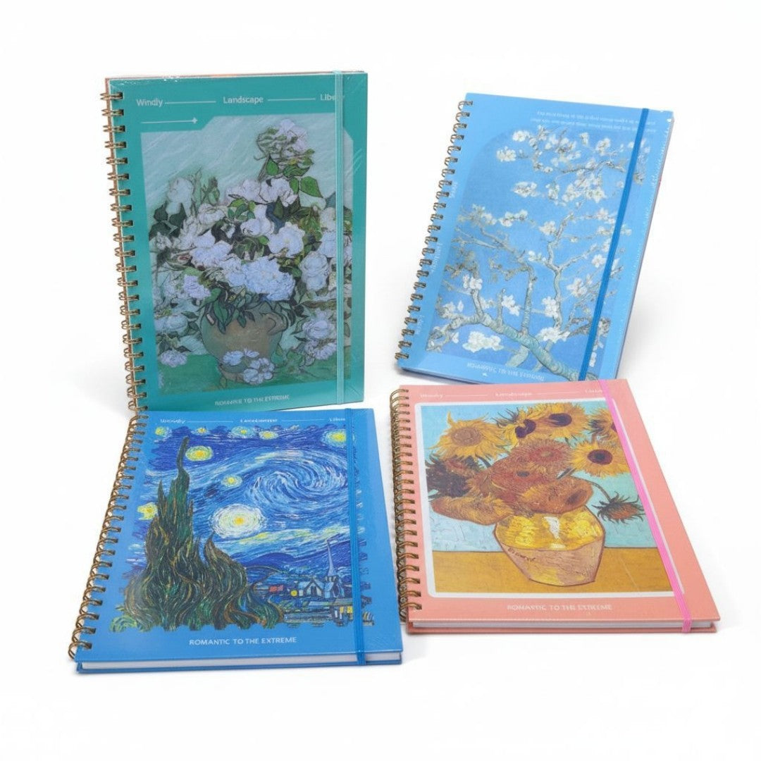 CUADERNO RESORTE A4  TAPA DURA 21556-