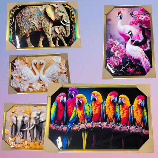 CUADRO CON DIAMANTE 40*60 ANIMAL