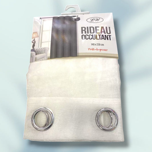 CORTINA VENTANA VOILE BLANCA LW-2