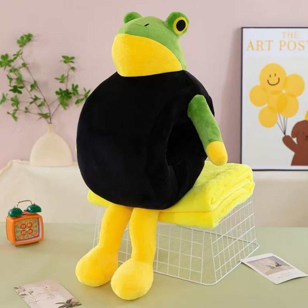 PELUCHE COBIJA BRAINROT RANA