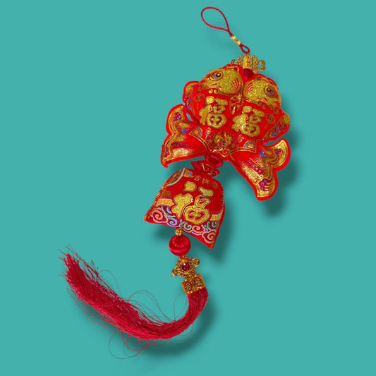 COLGANTE CHINO BUENA SUERTE PESCADO 2