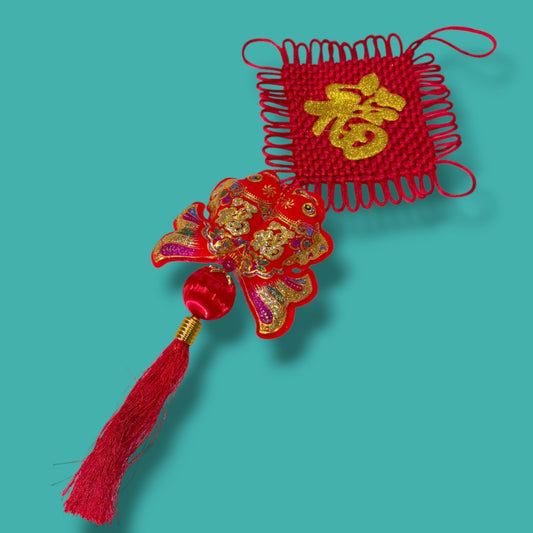 COLGANTE CHINO BUENA SUERTE PESCADO 4