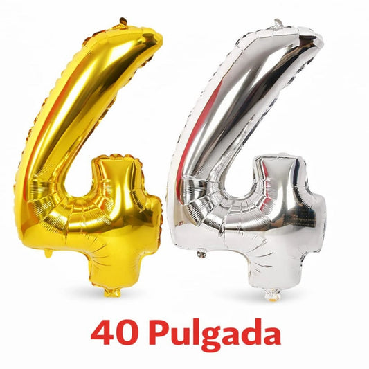 GLOBO NUMERO 4 40PULG