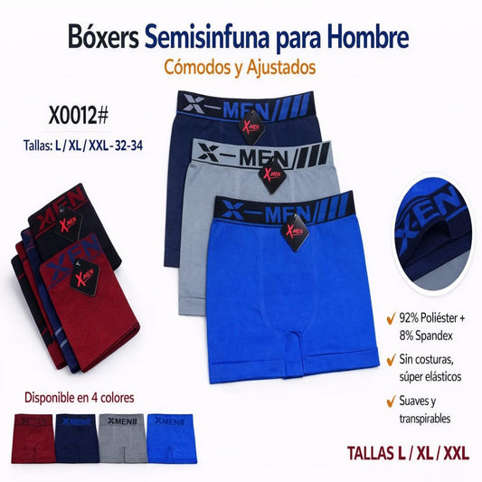 BOXER PARA HOMBRE X0012