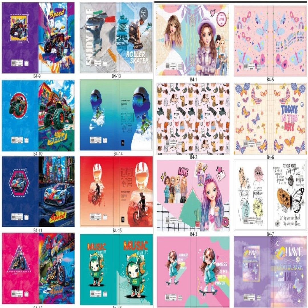 CUADERNO COSIDO  190*247 50H B4 B