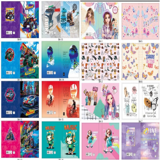 CUADERNO COSIDO 190*247 100H B4 B