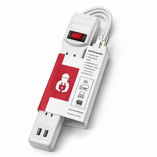 REGLETA CON USB 1.5M SK101USB