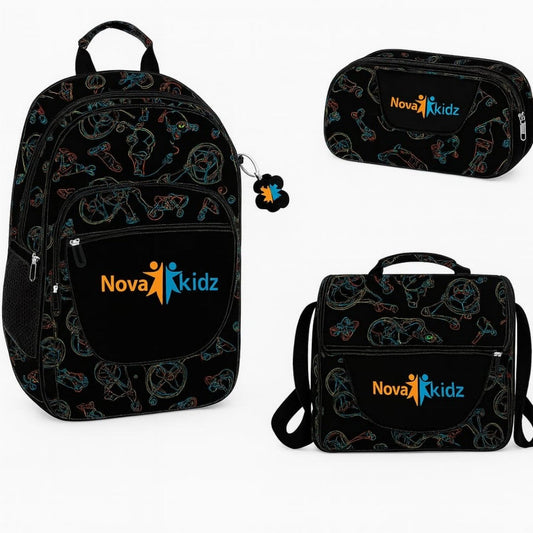 SALVEQUE+LONCHERA+CARTUCHERA 18PUL NOVA 5