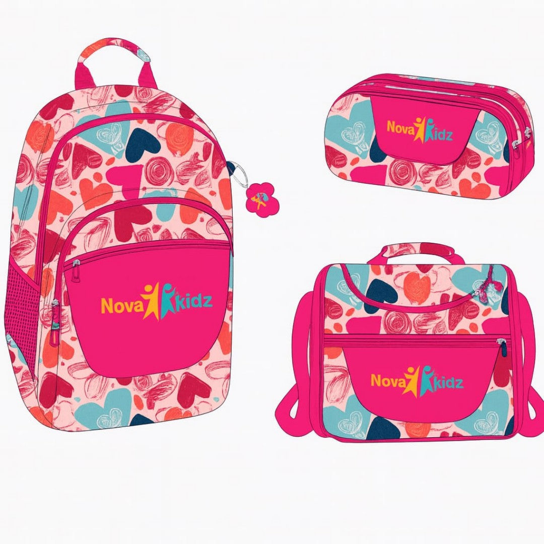 SALVEQUE+LONCHERA+CARTUCHERA 18PUL NOVA 15