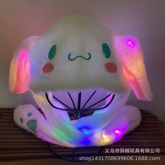 GORRA PELUDA C/ LUZ OREJA PERRO BA