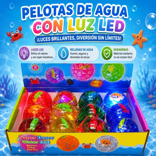 BOLAS AGUA LUZ 6.5CM KUROMI