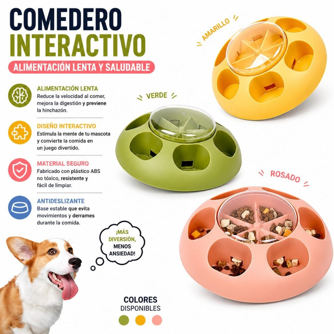 DISPENSADOR INTERACTIVO DE COMIDA PARA PERRO