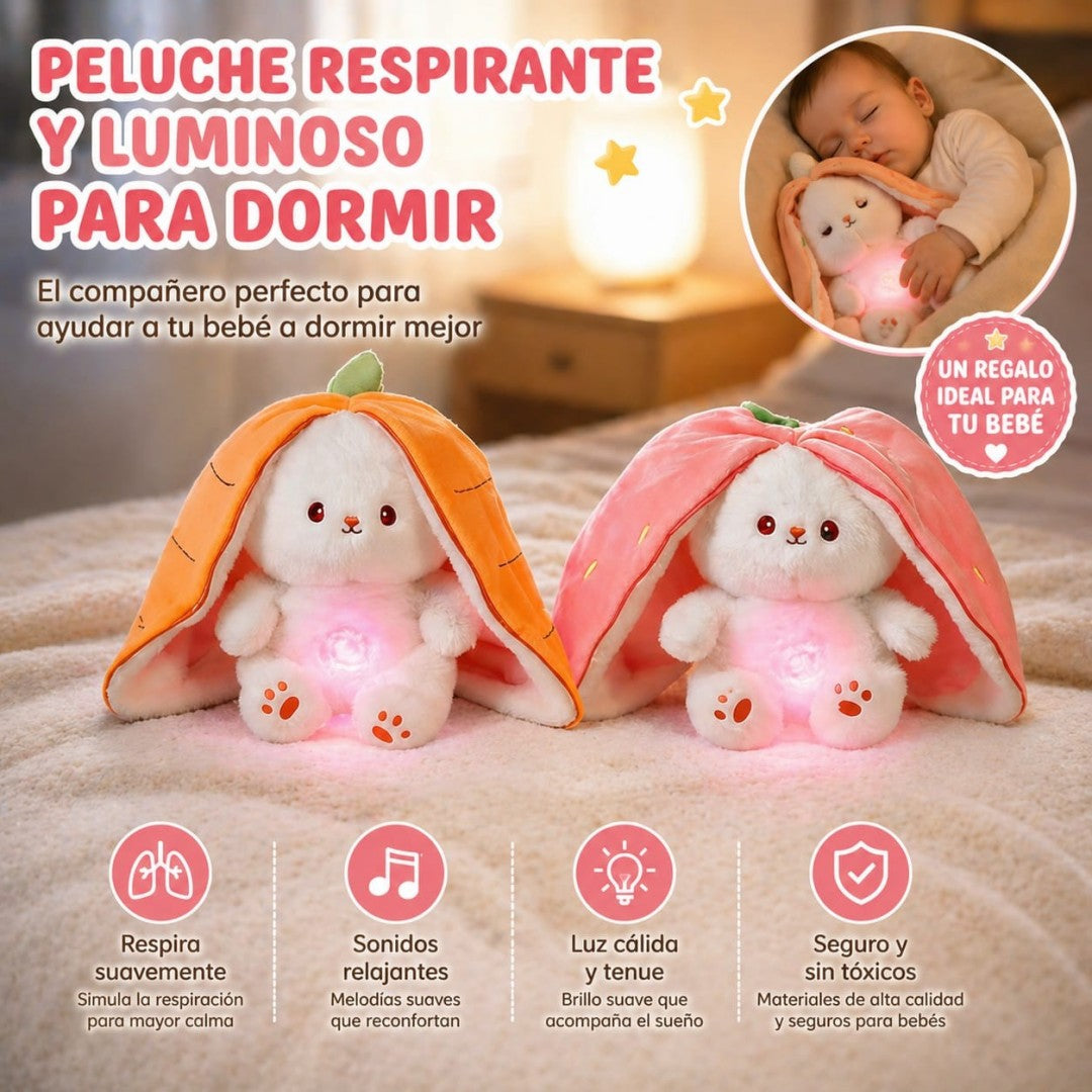 PELUCHE RESPIRACION FRESA CONEJO