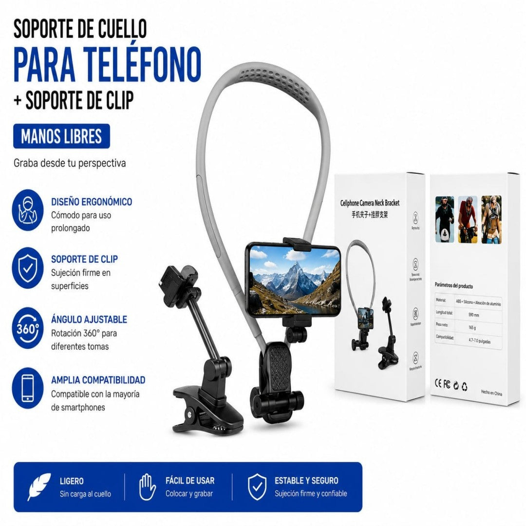SOPORTE DE CUELLO PARA CELULAR