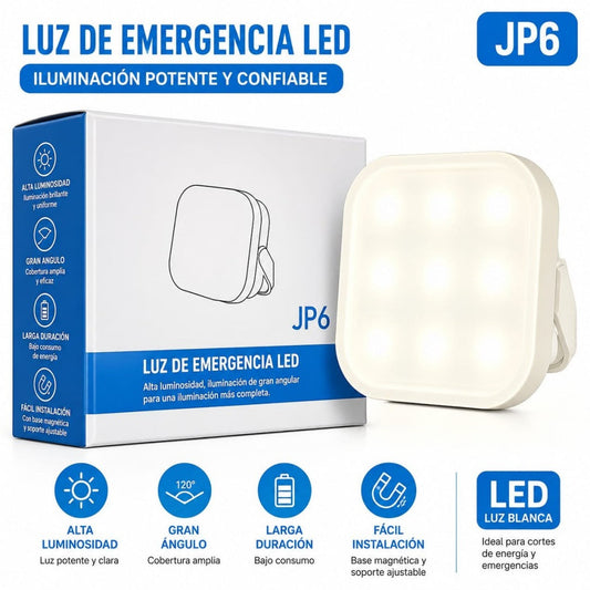 LUZ DE EMERGENCIA RECARGABLE JP6
