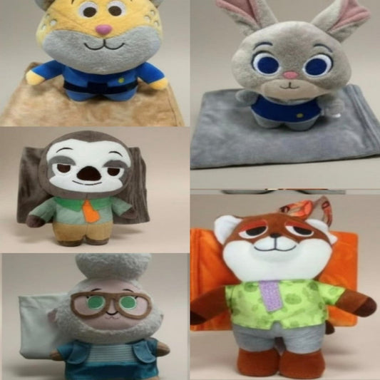 COBIJA ALMOHADA ZOOTOPIA 45CM