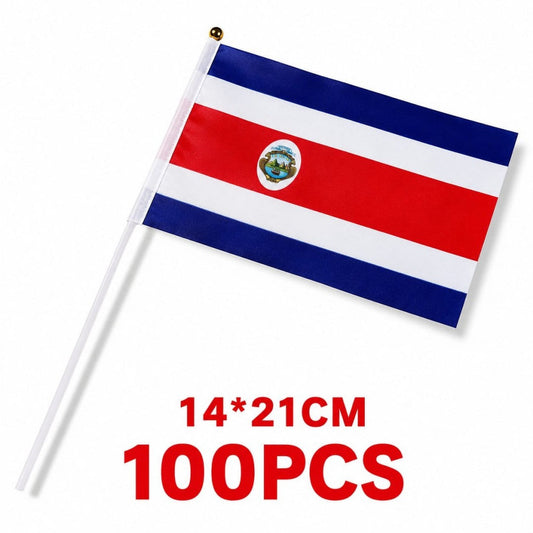 BANDERA CR 100PCS PEQ 14*21
